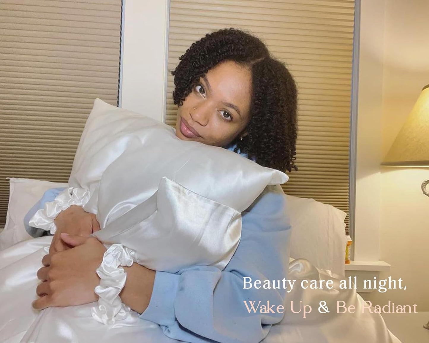 Satin Pillowcase, Silk Pillow Cases for Hair and Skin with Zipper, Queen Pillow Cases Set of 2 for 20"X30", Exquisite Packaging for Women Men