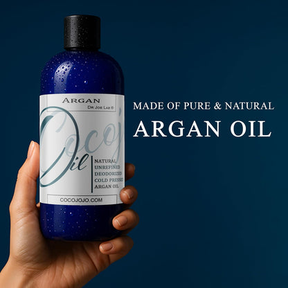 Deodorized Argan Oil for Hair Treatment Oils, Pure Argan Oil for Face, Unrefined Unscented Cold Pressed Extra Virgin - 32 Oz (Pack of 1) - Packaging May Vary
