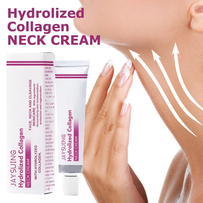 Neck Lines Protein Cream Collagen Eliminate Neck Fine Lines Anti-Ageing Lift Rejuvenation Nourish Eliminate Double Chin Skincare