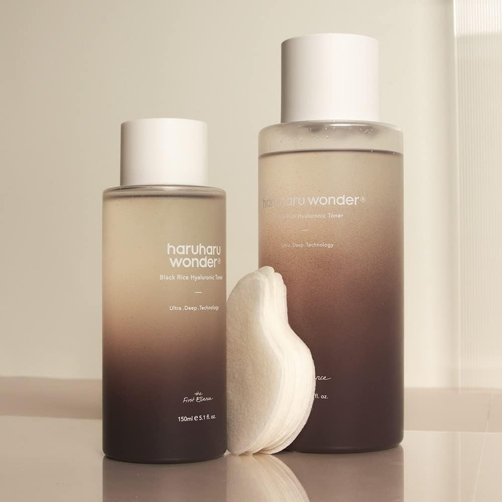 Wonder, Black Rice Hyaluronic Toner, 10.1 Fl Oz, Deep Hydration, Glass Skin, Korean Skincare, Vegan, Cruelty-Free