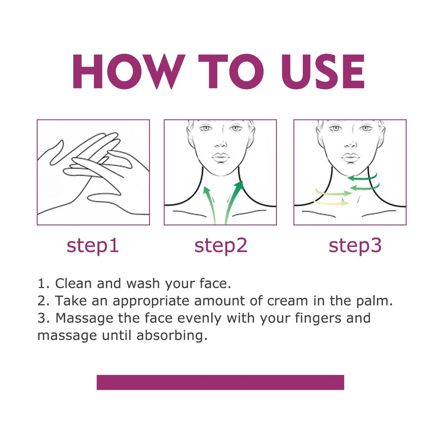 Neck Lines Protein Cream Collagen Eliminate Neck Fine Lines Anti-Ageing Lift Rejuvenation Nourish Eliminate Double Chin Skincare