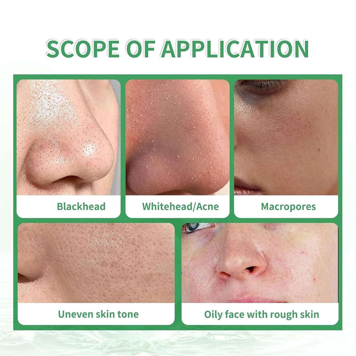 Green Tomato Clay Mask, Korean Green Tomato Clay Mask, Green Tomato Clay Pack Cleanser (2PCS)