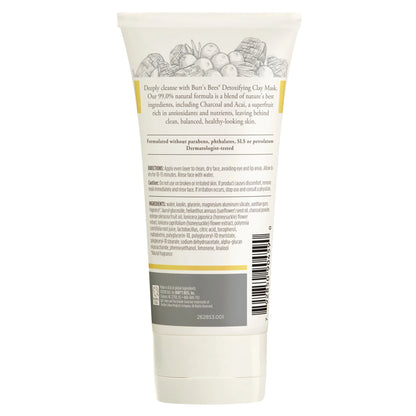 Burts Bees Detoxifying Clay Mask, 2.5 Oz