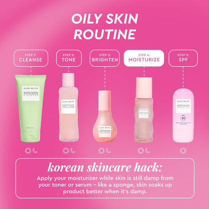 Pink Juice Water Gel Face Moisturizer for Women, Men & Teens - Hydrating Hyaluronic Acid, Radiance Boosting, Non-Comedogenic, Oil-Free, Long-Lasting Korean Skin Care for Oily Skin (50Ml)