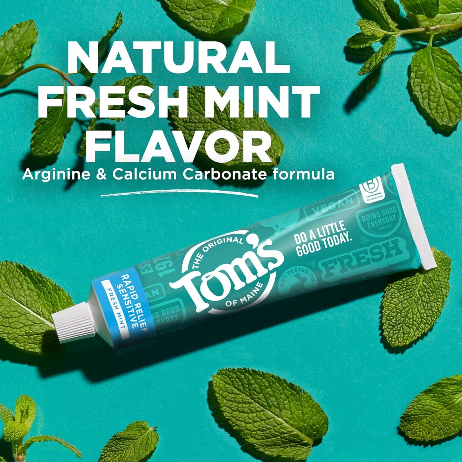 Fluoride-Free Rapid Relief Sensitive Toothpaste, Fresh Mint, 4 Oz. 3-Pack (Packaging May Vary)